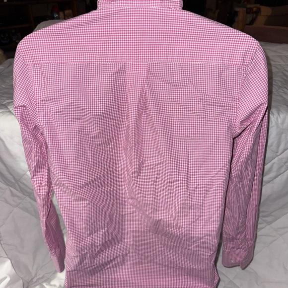 Lauren Ralph Lauren Slim Fit Gingham Stretch Oxford Shirt - Picture 5 of 10